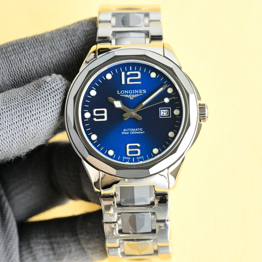 Montre automatique pour homme Longines 42 mm - Mouvement suisse 1162608179
