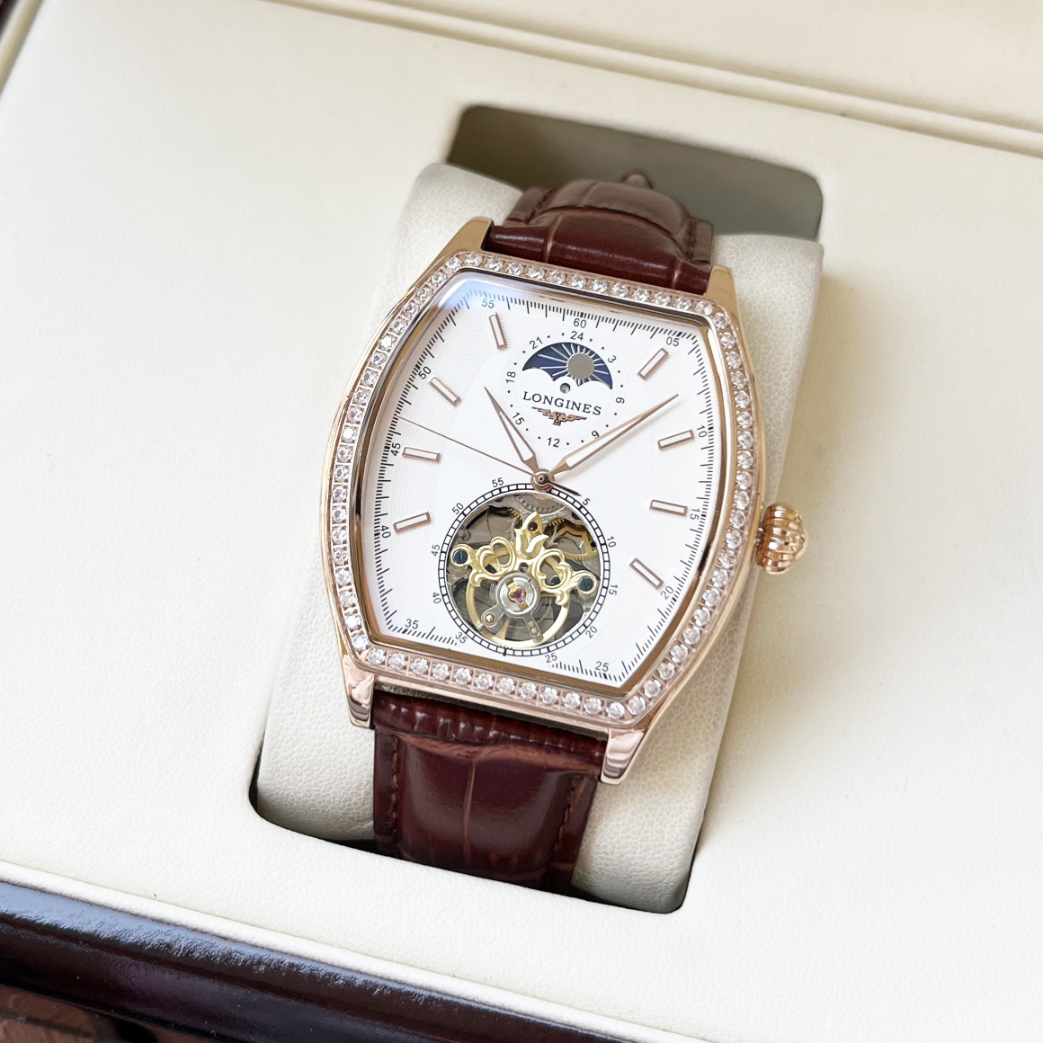Montre de style automatique Longines 42 mm - Mouvement suisse 1161905087