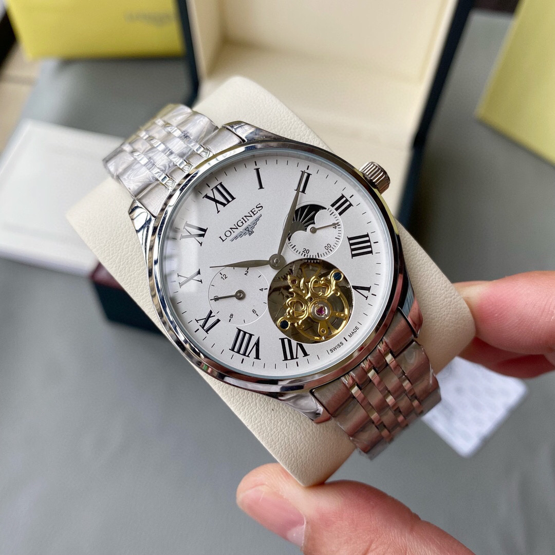 Montre automatique de luxe Longines 43 mm - Artisanat suisse 1015966635