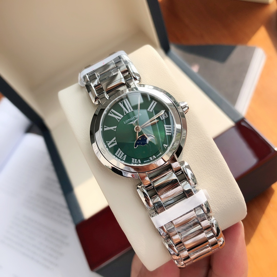 Réplique de montre de luxe Longines PrimaLuna | Super Clone 1:1 avec mouvement suisse 1140802242