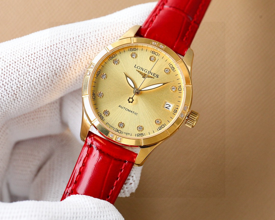 0-355.jpg Montre automatique pour femme Longines Elegance 33 mm – Mécanisme suisse 1131284462