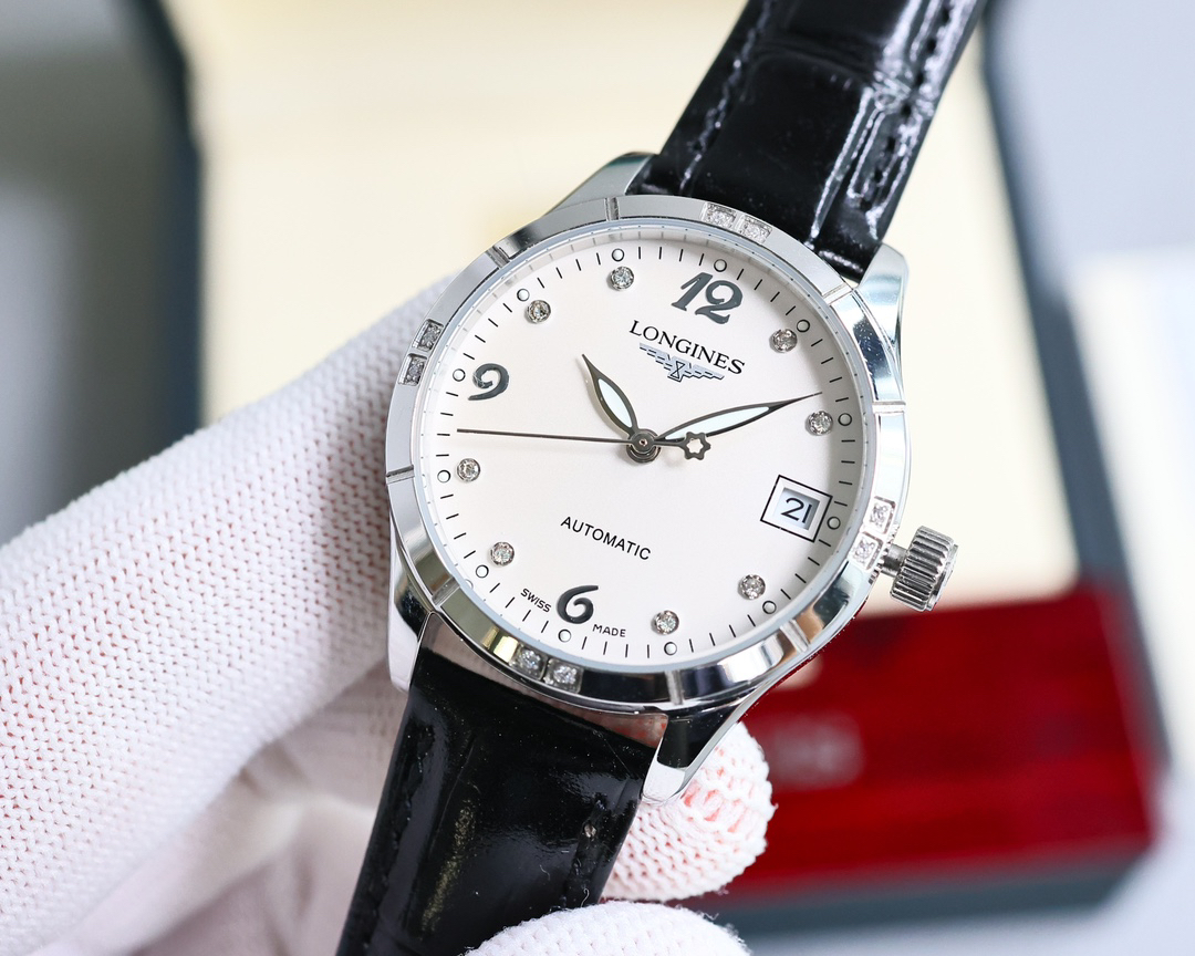 0-370.jpg Montre automatique Longines pour femme 33 mm - Mécanisme suisse 1134094753