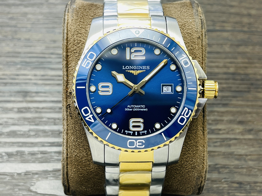 0-415.jpg Montre de plongée automatique Longines HydroConquest 41 mm - Mouvement suisse haut de gamme 1156728341
