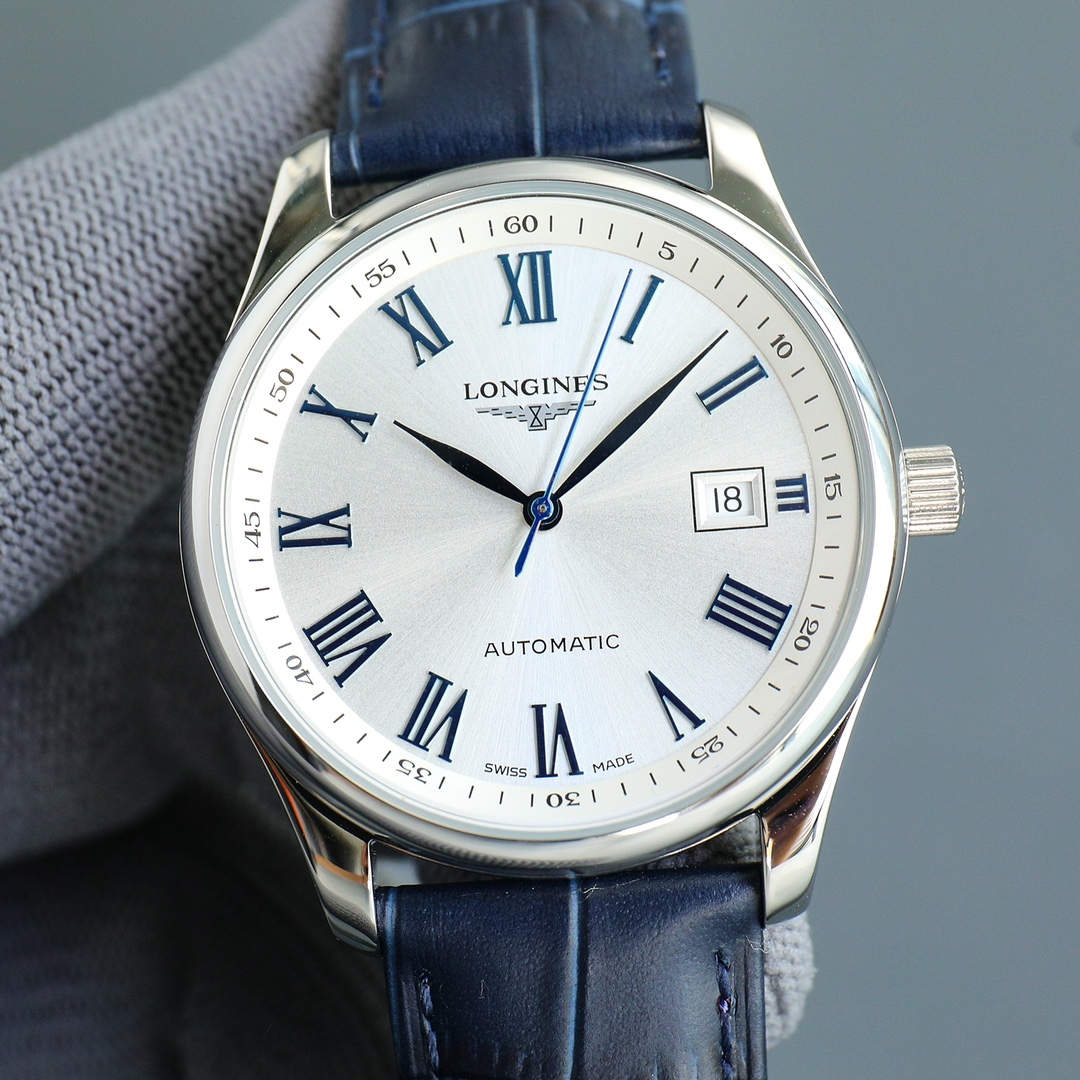 Montre automatique de style Longines Traditional Series 40 mm - Mouvement suisse 1009092953