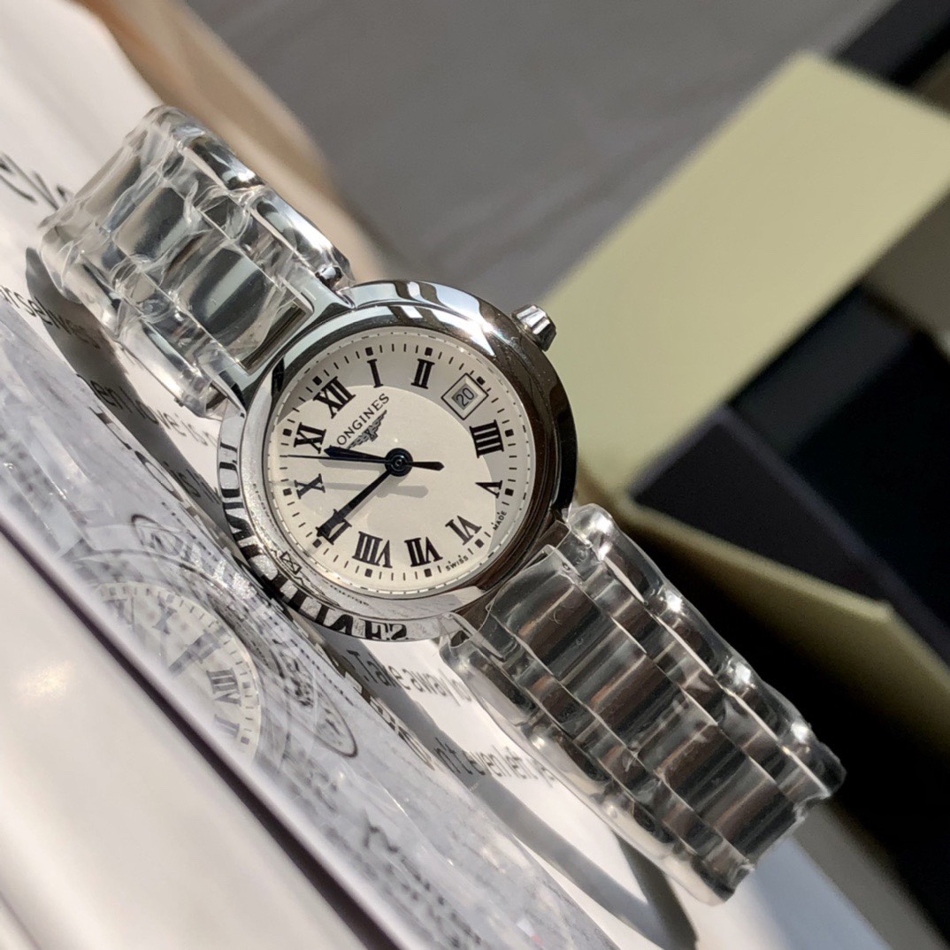 Montre à quartz pour femme Longines Love Moon Collection 26,5 mm - Mouvement suisse L250.2 1117422777