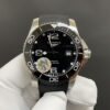 Longines Conquest 41 mm lunette blanche cadran noir réplique montre 1 à 1 1128101425