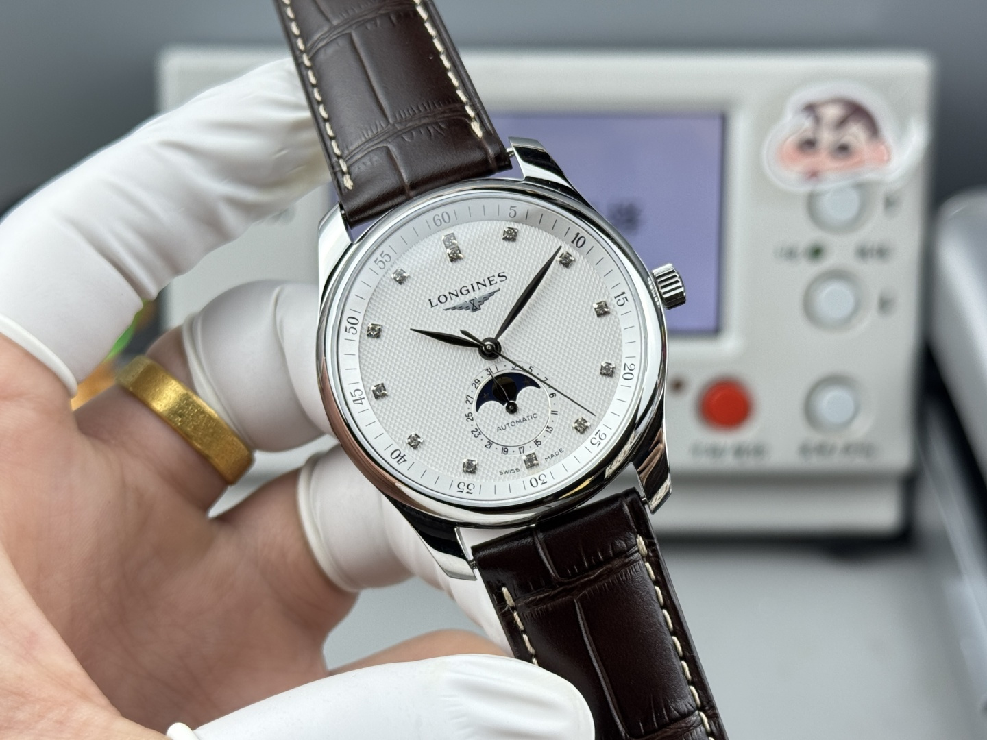0-588.jpg Longines Master Collection 40 mm Automatique Phase de Lune Premium Suisse 1135389085