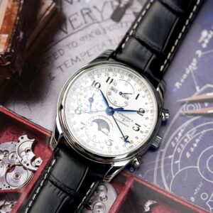 Longines Master Collection 40 mm Phase de lune automatique – Artisanat suisse haut de gamme 1062912616