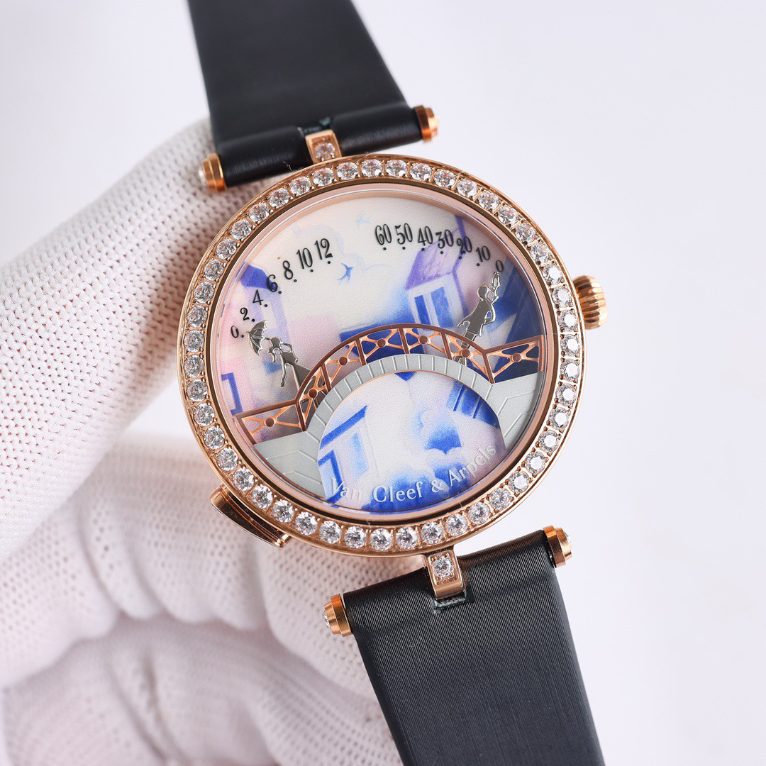 Van Eef & Arls Complexité poétique VCAro8ty00 Love Bridge Réplique Montre - Super Clone & 1:1 995378373