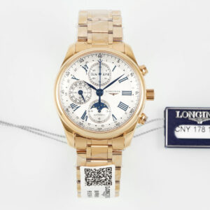 Montre Longines Master Collection 40 mm automatique avec système de lune - Mouvement suisse 1137822827