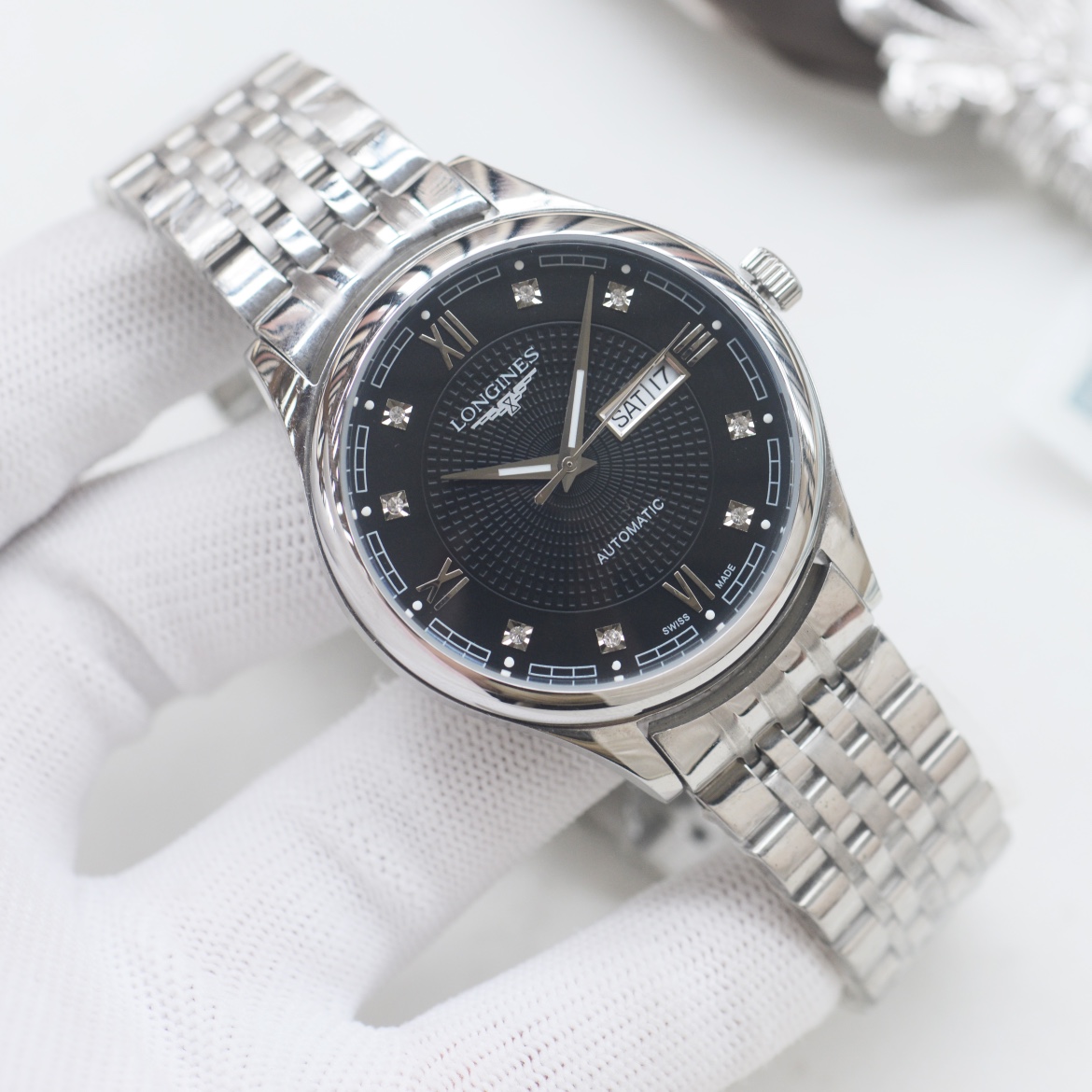 Longines réplique fiable montre automatique 39 mm - fabrication suisse 1099437261