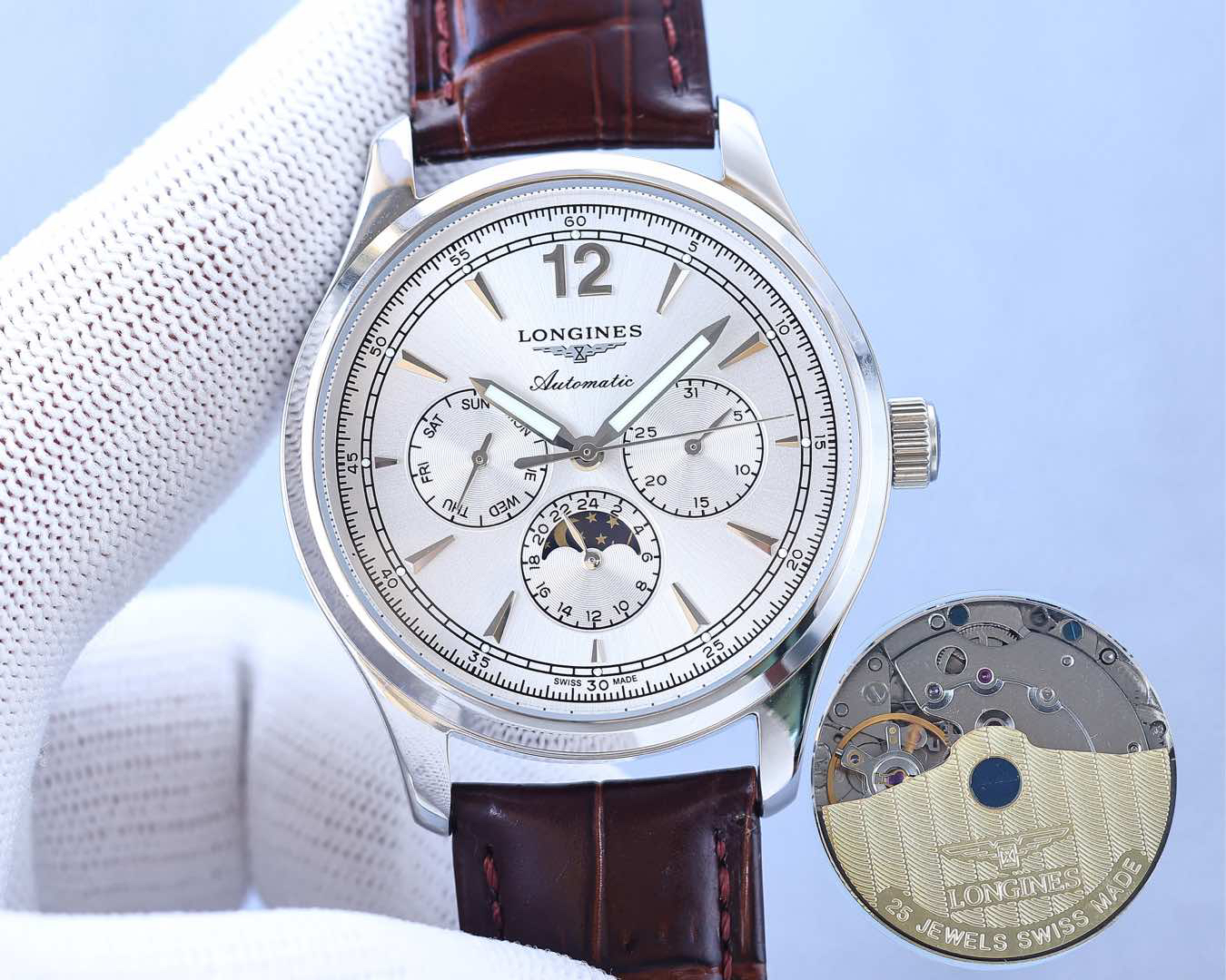 1-181.jpg Montre automatique Longines 40 mm – Mécanisme suisse 1144081231