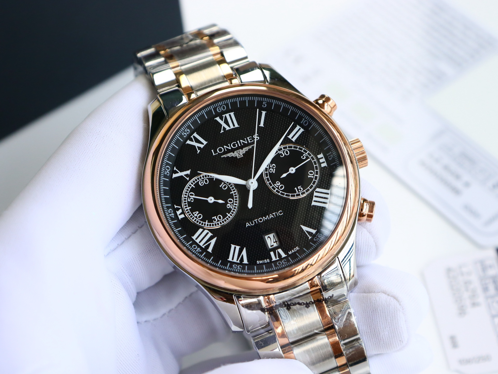 1-212.jpg Luxueuse réplique 1:1 de l’horloge Longines Heritage | 1150498415
