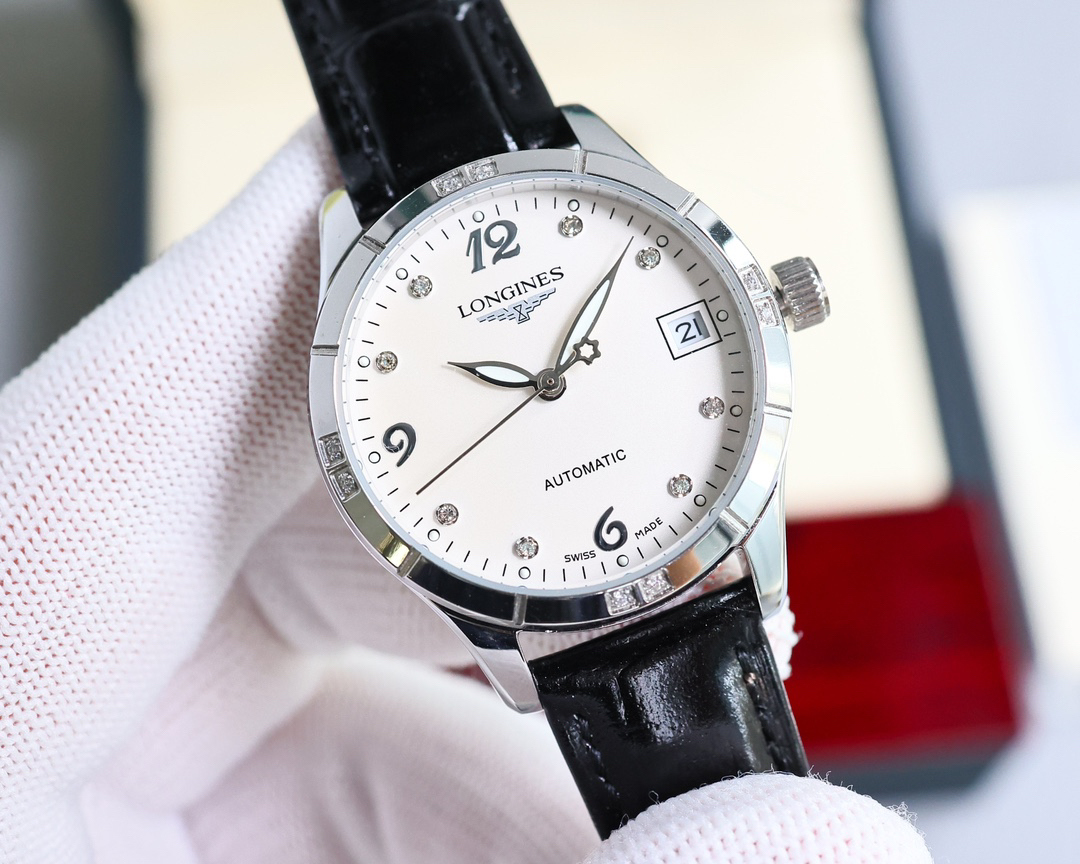 1-370.jpg Montre automatique Longines pour femme 33 mm - Mécanisme suisse 1134094753