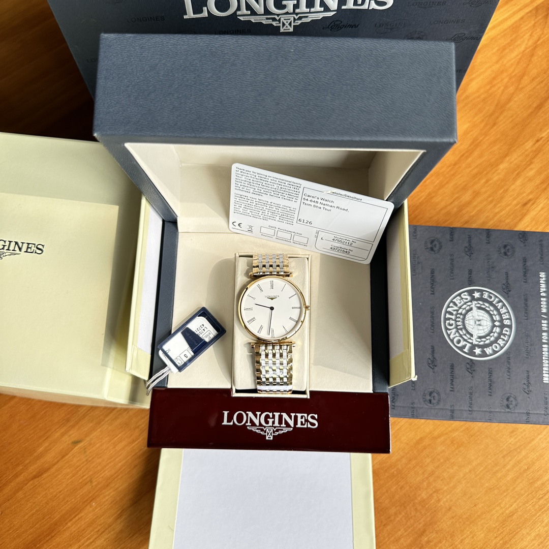 Montre homme Longines 36 mm Quartz - ETA282.001 Mouvement suisse 1162956832