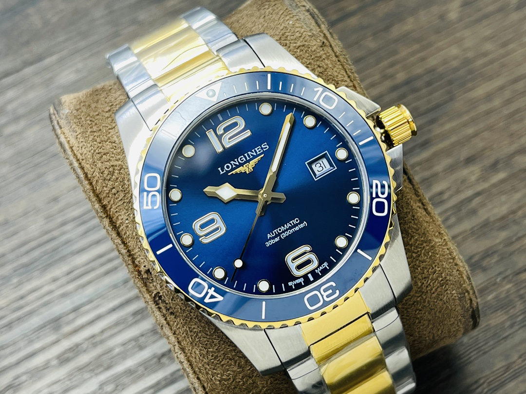 1-415.jpg Montre de plongée automatique Longines HydroConquest 41 mm - Mouvement suisse haut de gamme 1156728341