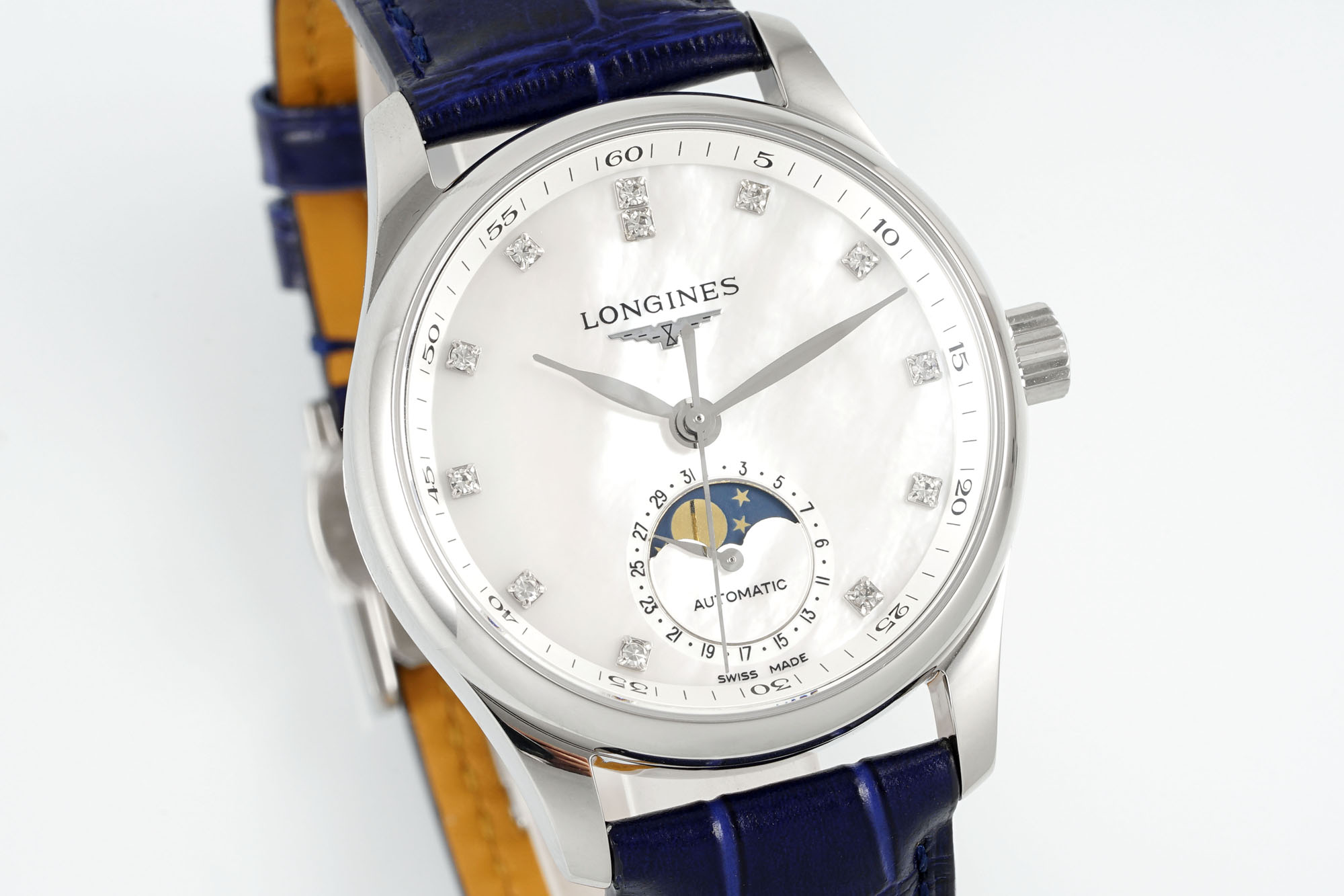 1-522.jpg Montre Longines Master Collection 34mm Automatisch Dames - Mouvement Suisse 1117387702