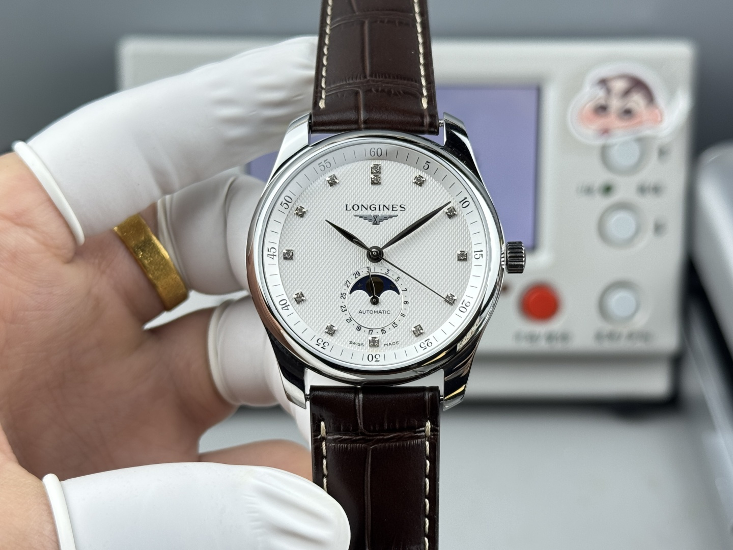 1-588.jpg Longines Master Collection 40 mm Automatique Phase de Lune Premium Suisse 1135389085