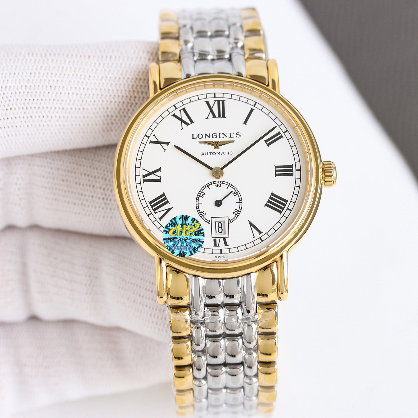 Montre automatique Longines Elegance 38,5 mm – Haute qualité suisse 1117198546
