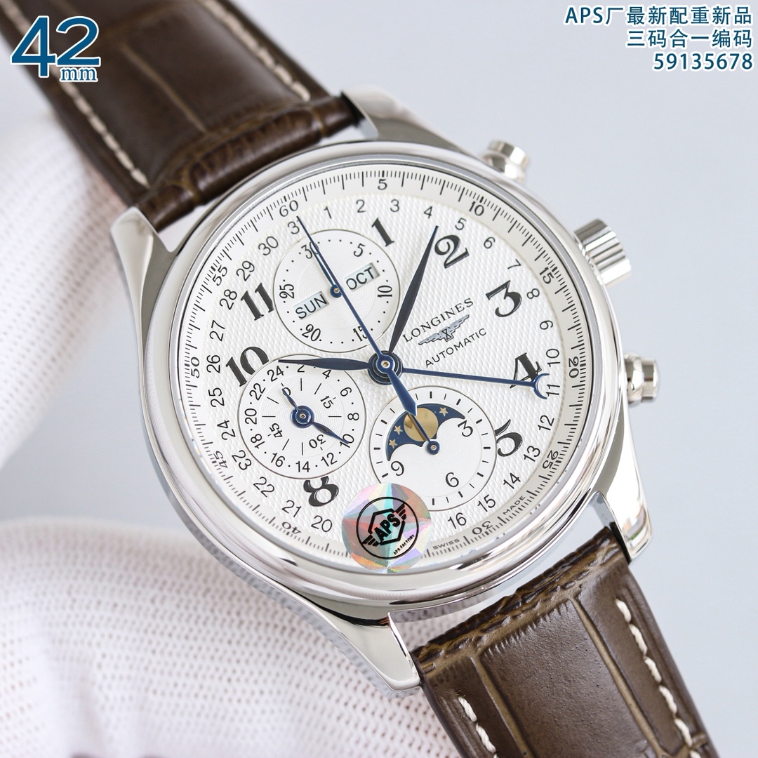 1-715.jpg Longines Master Collection 42 mm Phases de Lune Automatiques – Moins de 300 € 1141561772