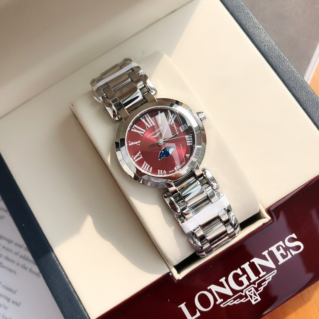 Montre à quartz Longines Lunar Collection 30,5 mm – Réplique fiable 1190464803