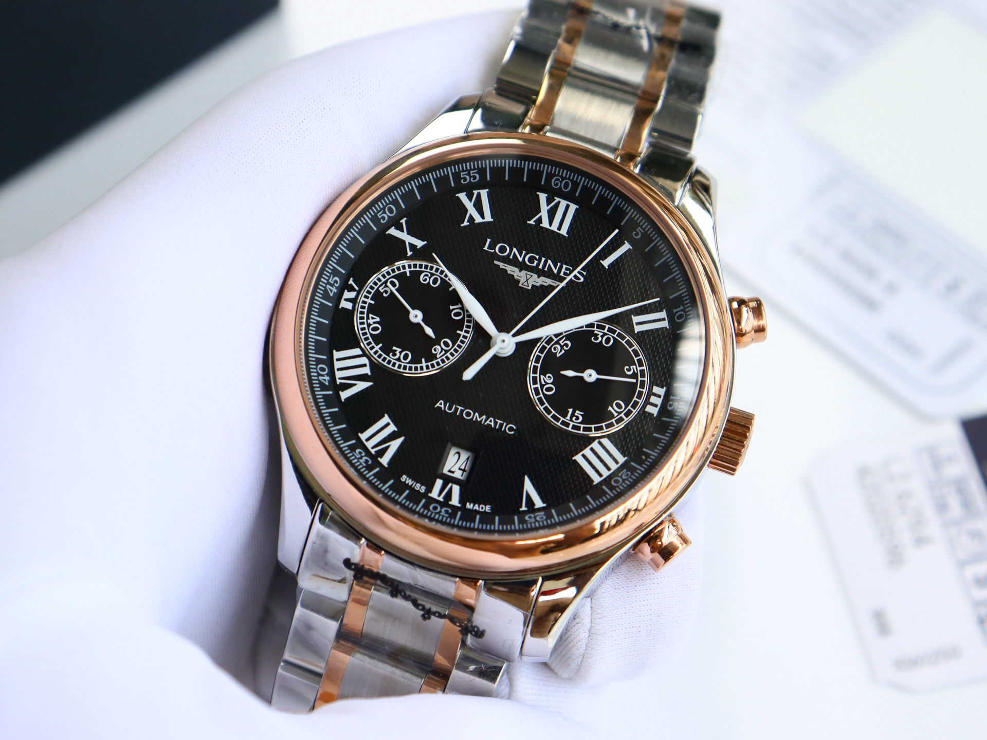 2-212.jpg Luxueuse réplique 1:1 de l’horloge Longines Heritage | 1150498415