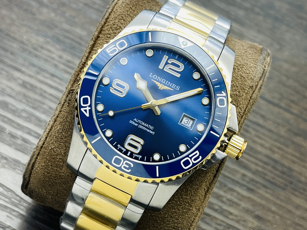 2-415.jpg Montre de plongée automatique Longines HydroConquest 41 mm - Mouvement suisse haut de gamme 1156728341