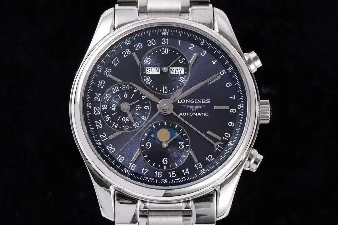 2-780.jpg Réplique de montre Longines Master Collection Phase de Lune – Mouvement suisse Super Clone 1:1 1146935060