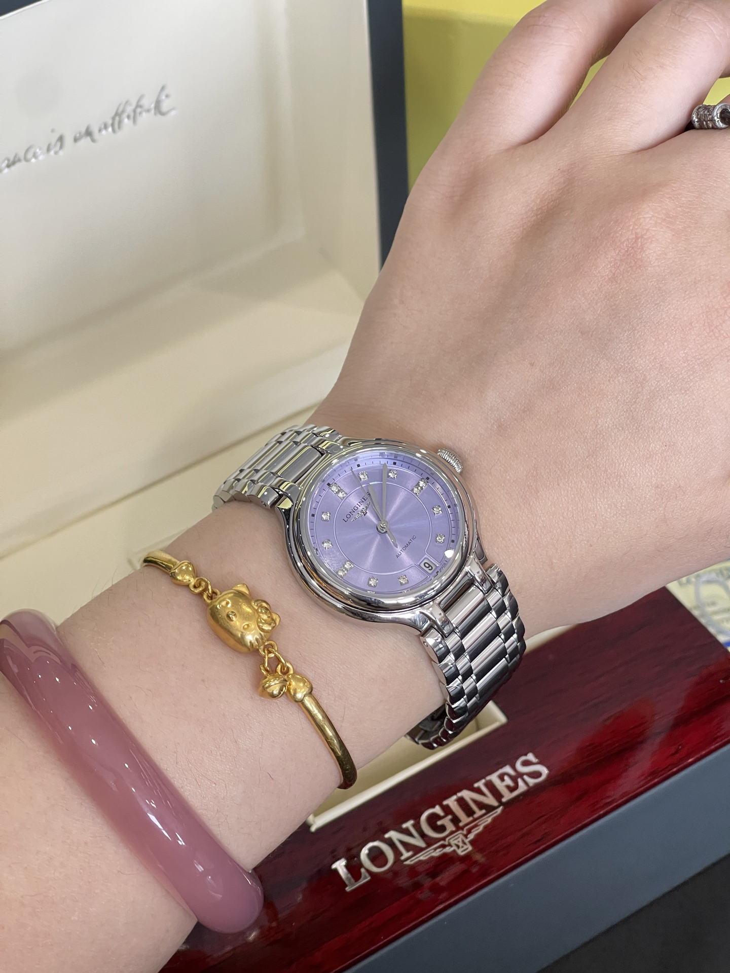 3-104.jpg Longines Moonphase Collection 30 mm Réplique de montre de luxe automatique pour femme - Fabrication suisse 1162342691