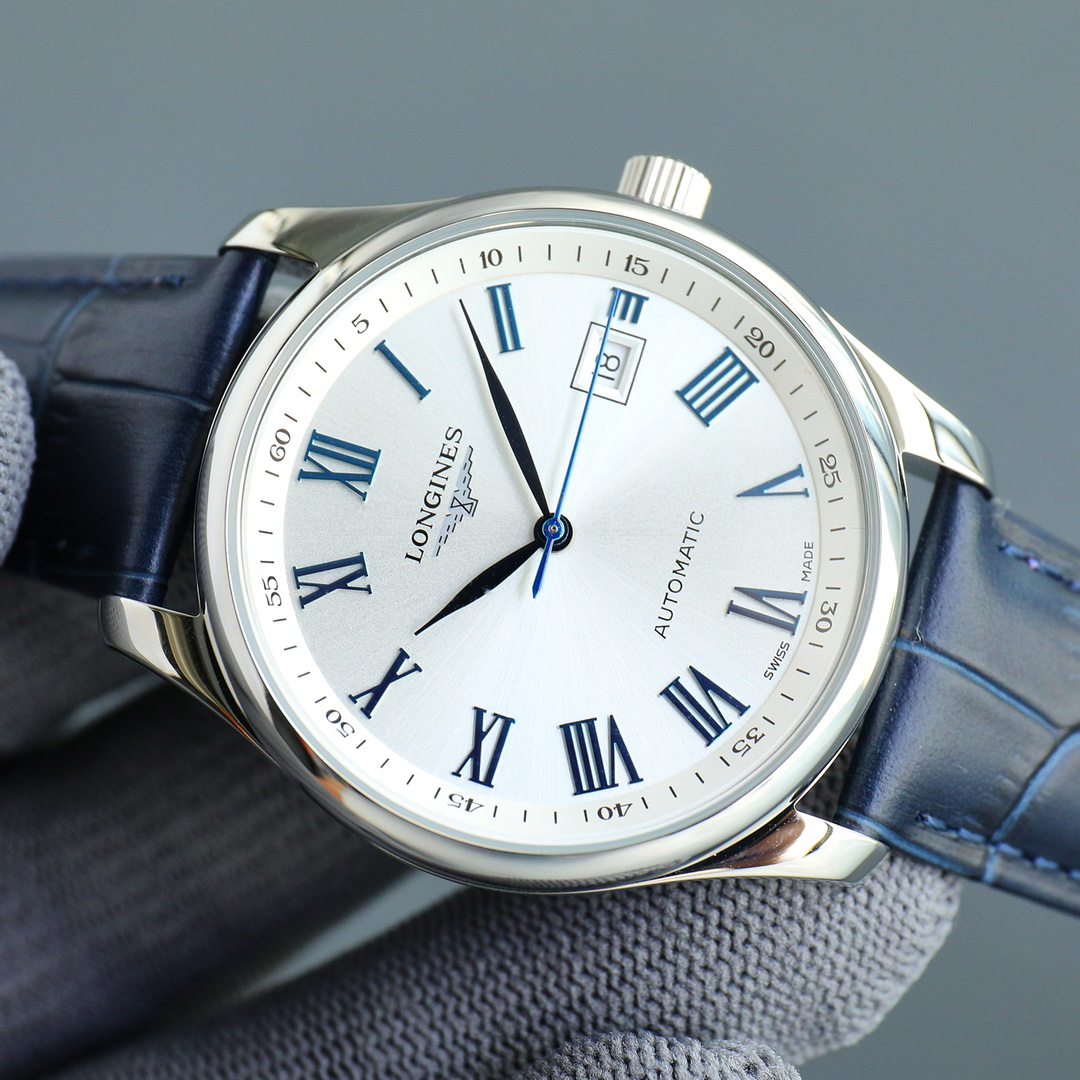 3-418.jpg Montre automatique de style Longines Traditional Series 40 mm - Mouvement suisse 1009092953