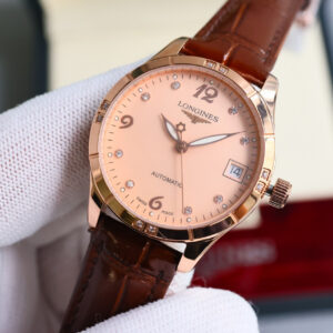 Montre automatique pour femme Longines Elegance 33 mm - Mouvement suisse 8215 1134094752