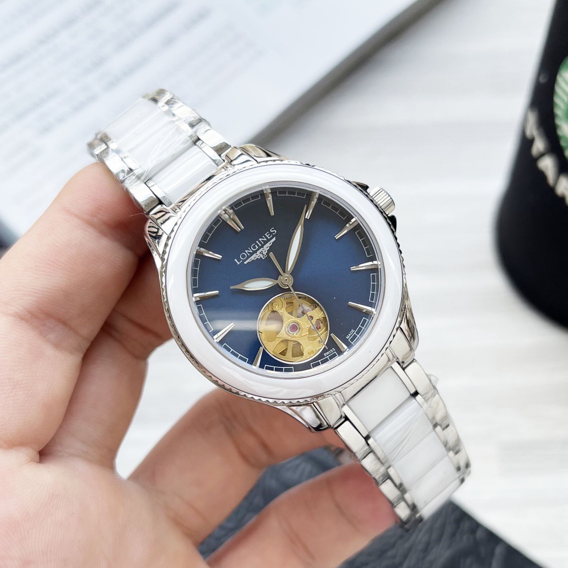 3-427.jpg Montre Longines pour femme 30 mm Réplique automatique - Mouvement suisse 1073304041