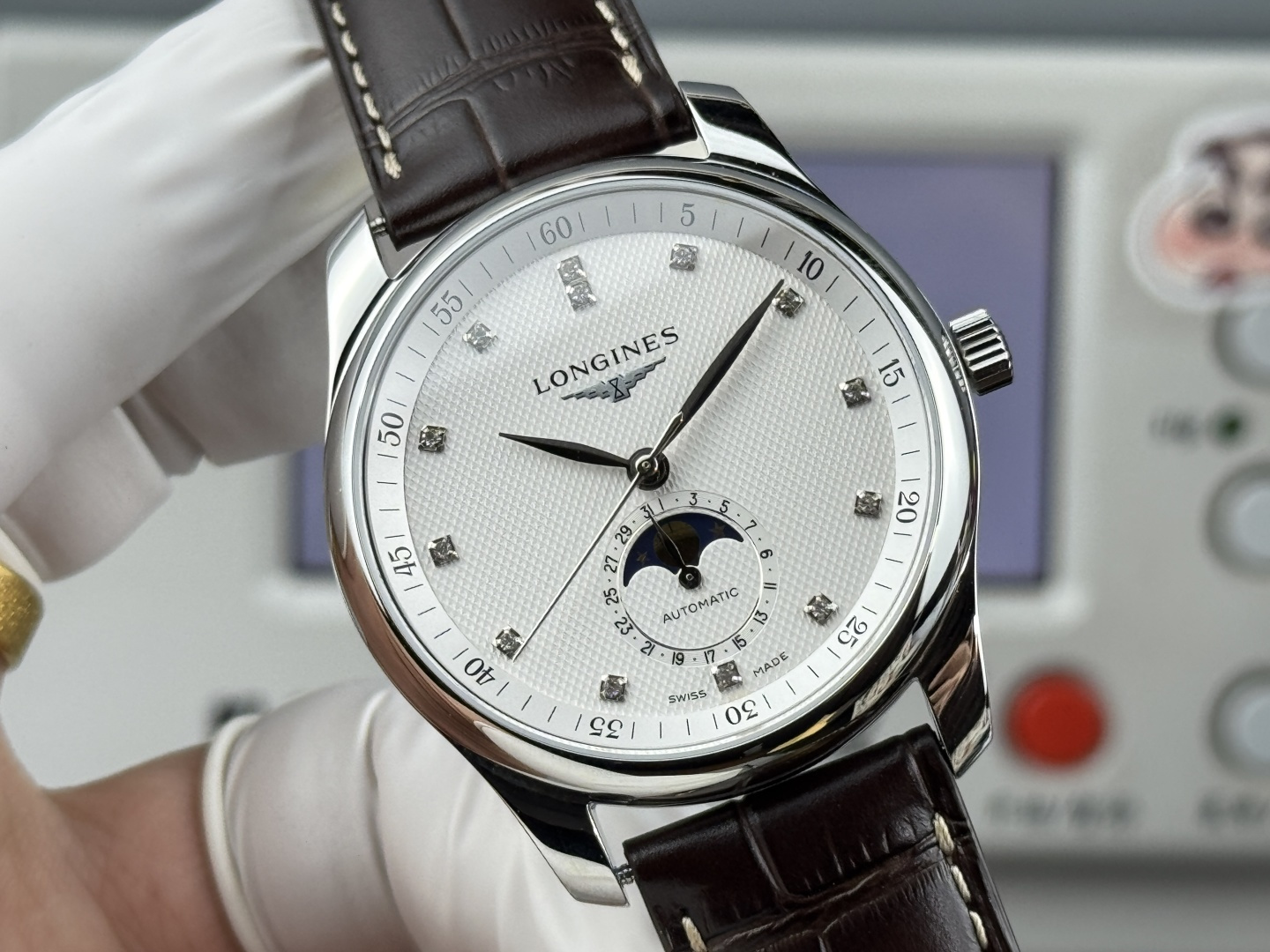 3-588.jpg Longines Master Collection 40 mm Automatique Phase de Lune Premium Suisse 1135389085