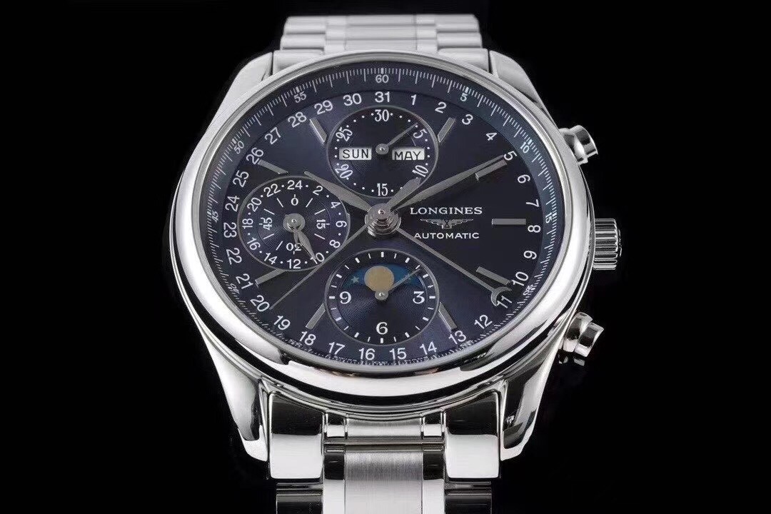 3-780.jpg Réplique de montre Longines Master Collection Phase de Lune – Mouvement suisse Super Clone 1:1 1146935060