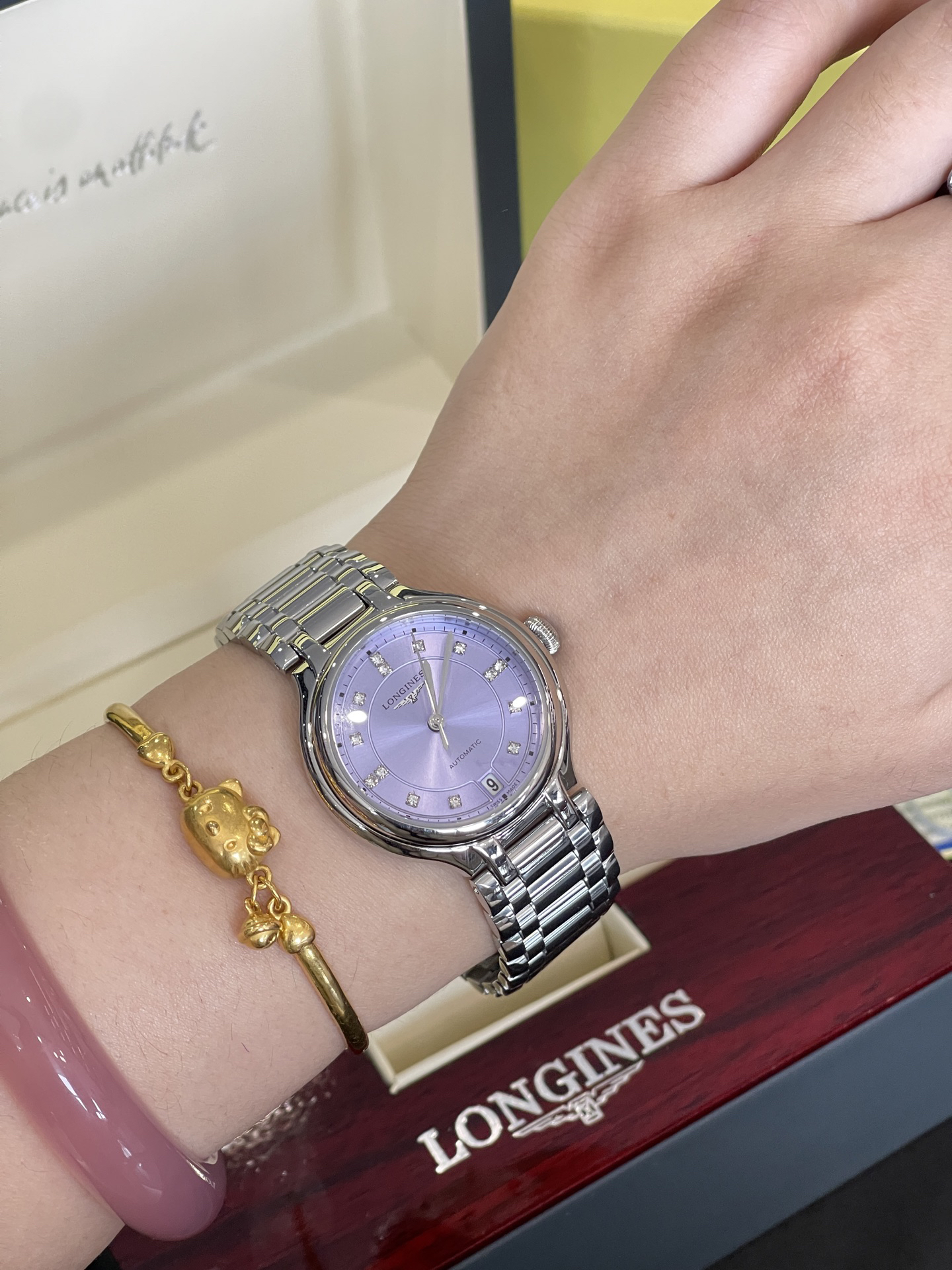 4-104.jpg Longines Moonphase Collection 30 mm Réplique de montre de luxe automatique pour femme - Fabrication suisse 1162342691