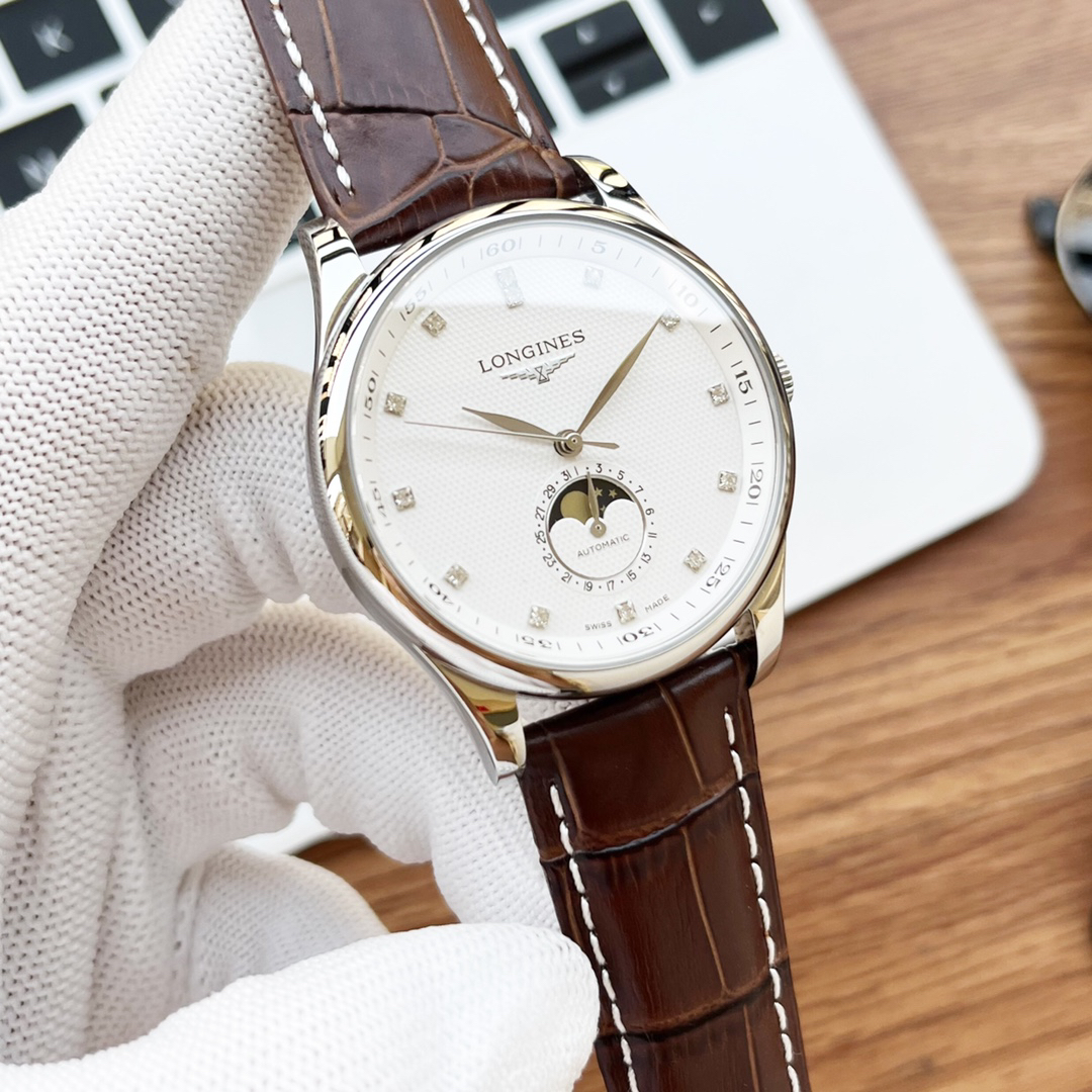 4-165.jpg Longines Master Collection 40 mm Réplique de luxe automatique Site digne de confiance - Mouvement suisse 1134097785