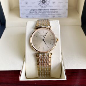 Réplique de montre fiable collection Longines Dadelien Boîtier en acier inoxydable 316L - Quartz suisse 1159753723