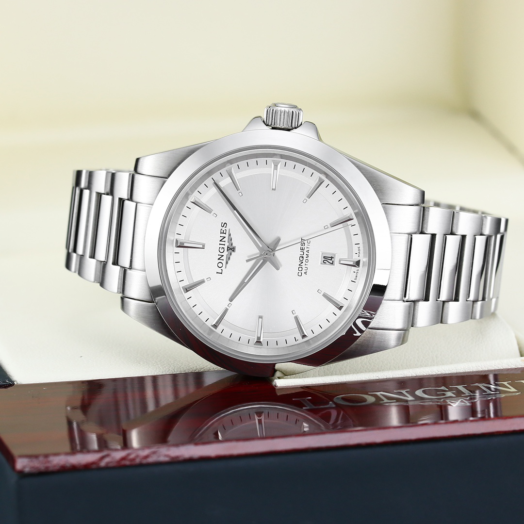 4-406.jpg Montre automatique en acier Longines HydroConquest 41 mm - Site fiable 999481289