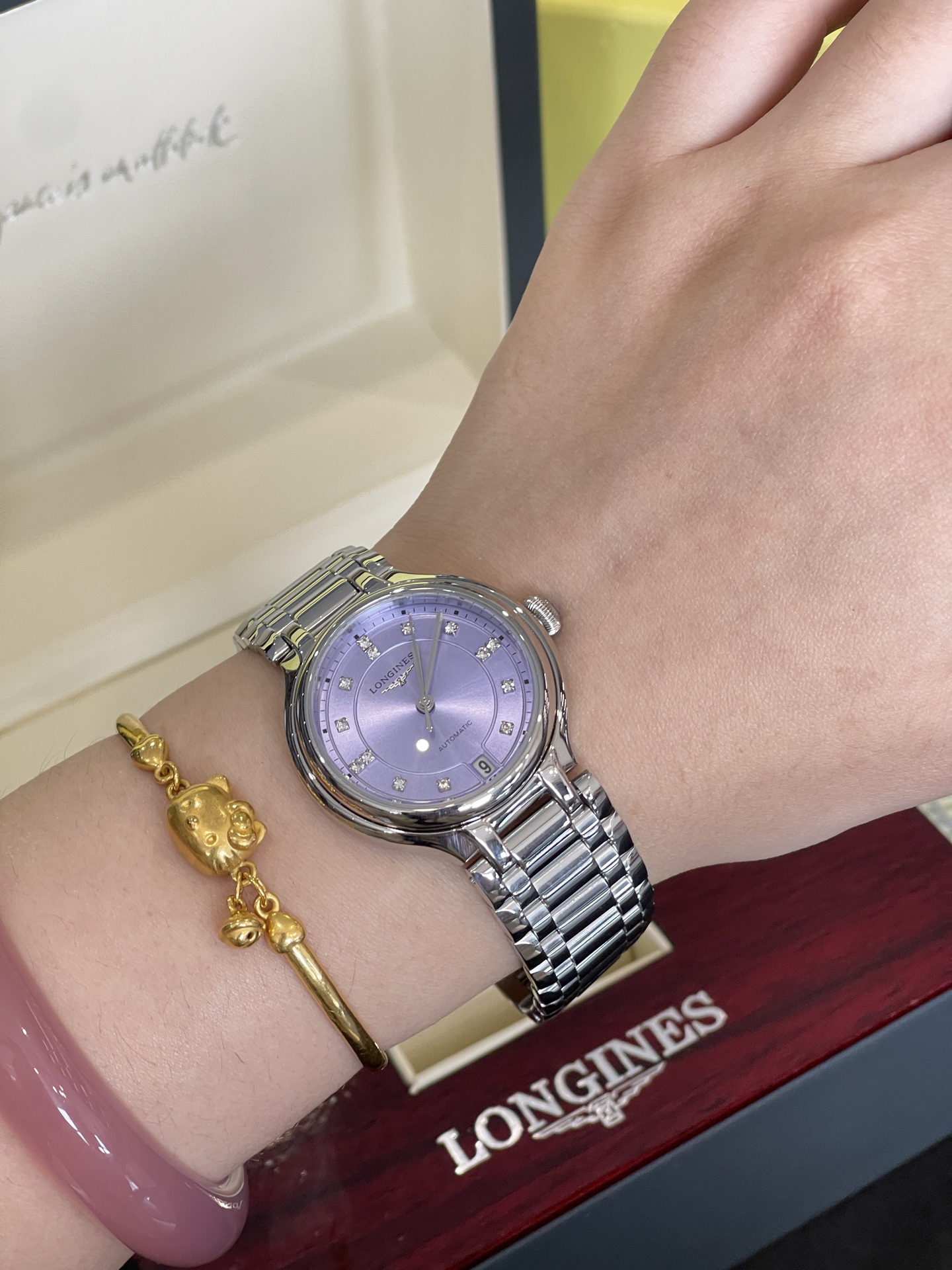 5-102.jpg Longines Moonphase Collection 30 mm Réplique de montre de luxe automatique pour femme - Fabrication suisse 1162342691