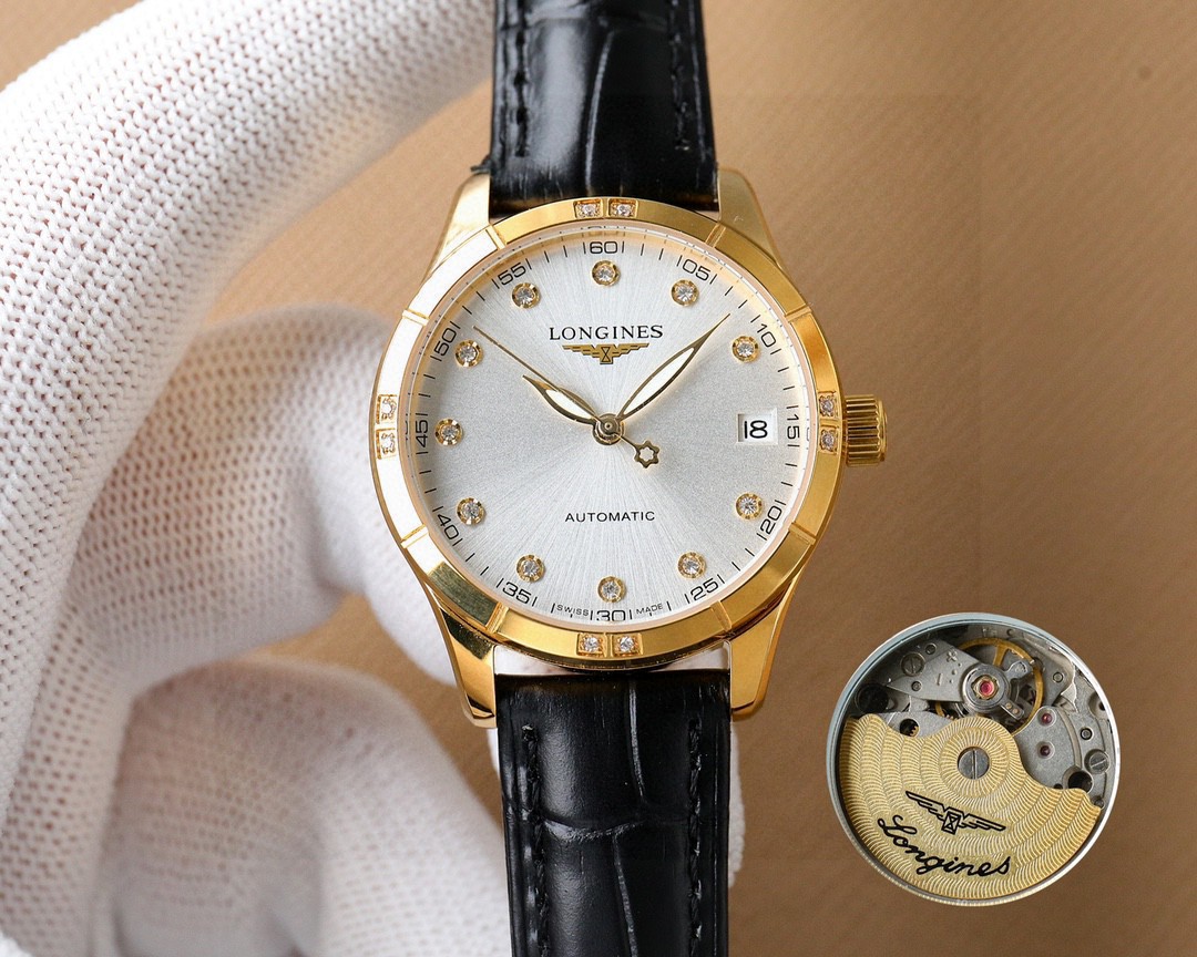 5-350.jpg Montre automatique pour femme Longines Elegance 33 mm – Mécanisme suisse 1131284462