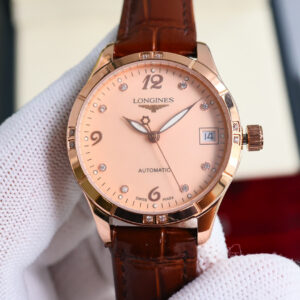 Montre automatique pour femme Longines Elegance 33 mm - Mouvement suisse 8215 1134094752