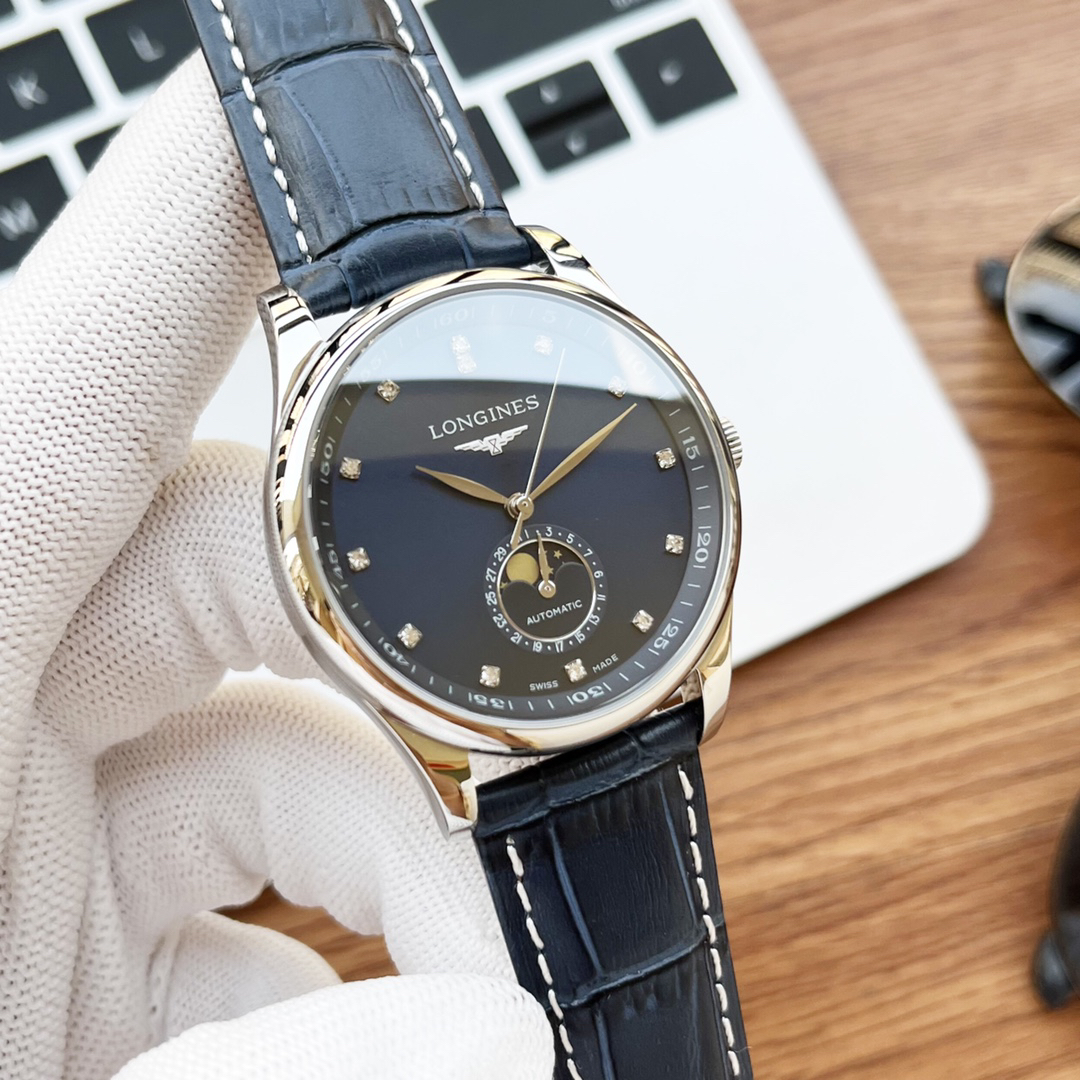 6-156.jpg Longines Master Collection 40 mm Réplique de luxe automatique Site digne de confiance - Mouvement suisse 1134097785