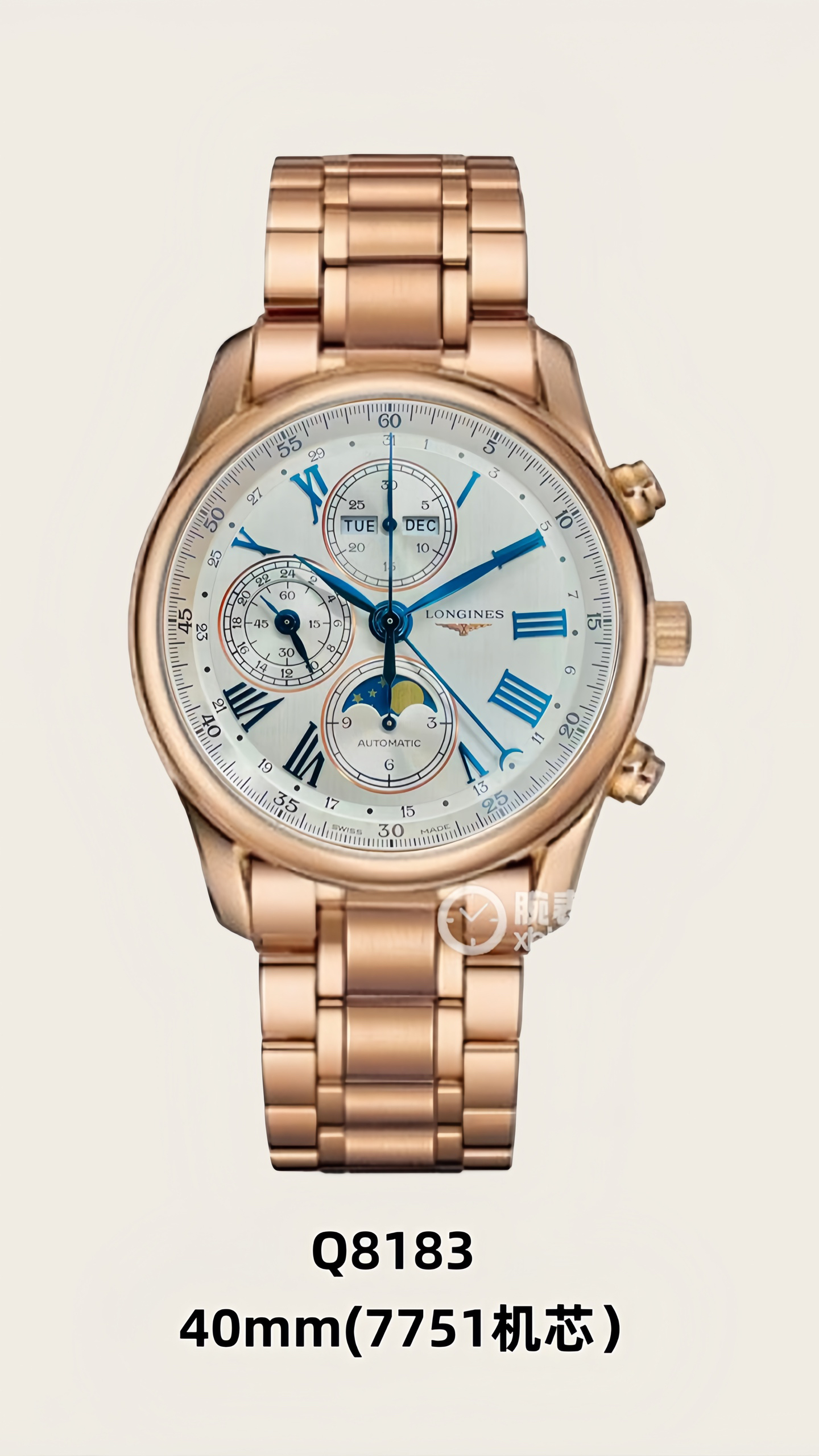 6-586.jpg AF Longines Master Collection 40 mm Chronographe Phase de Lune – Répliques de montres AAA+ 1137347630