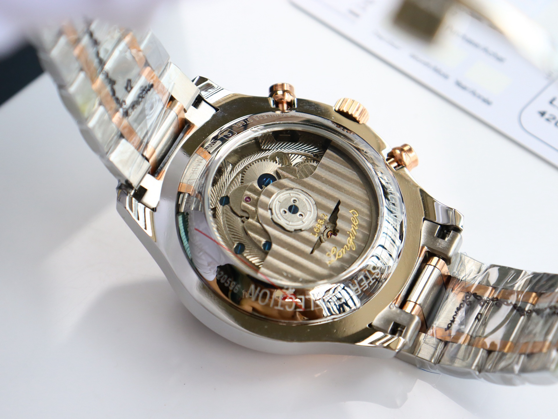 7-197.jpg Luxueuse réplique 1:1 de l’horloge Longines Heritage | 1150498415